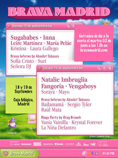 Cartel de Brava Madrid