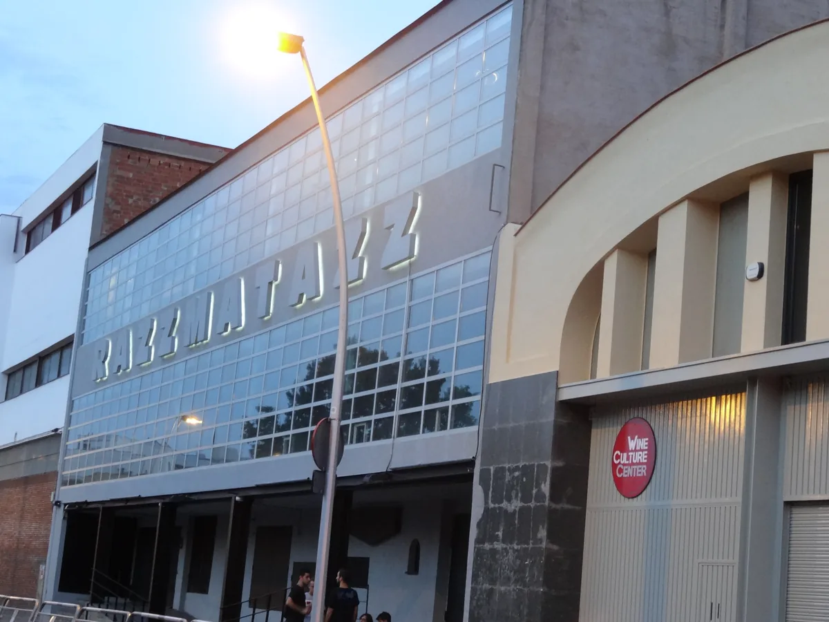 Fachada de la Sala Razzmatazz de Barcelona