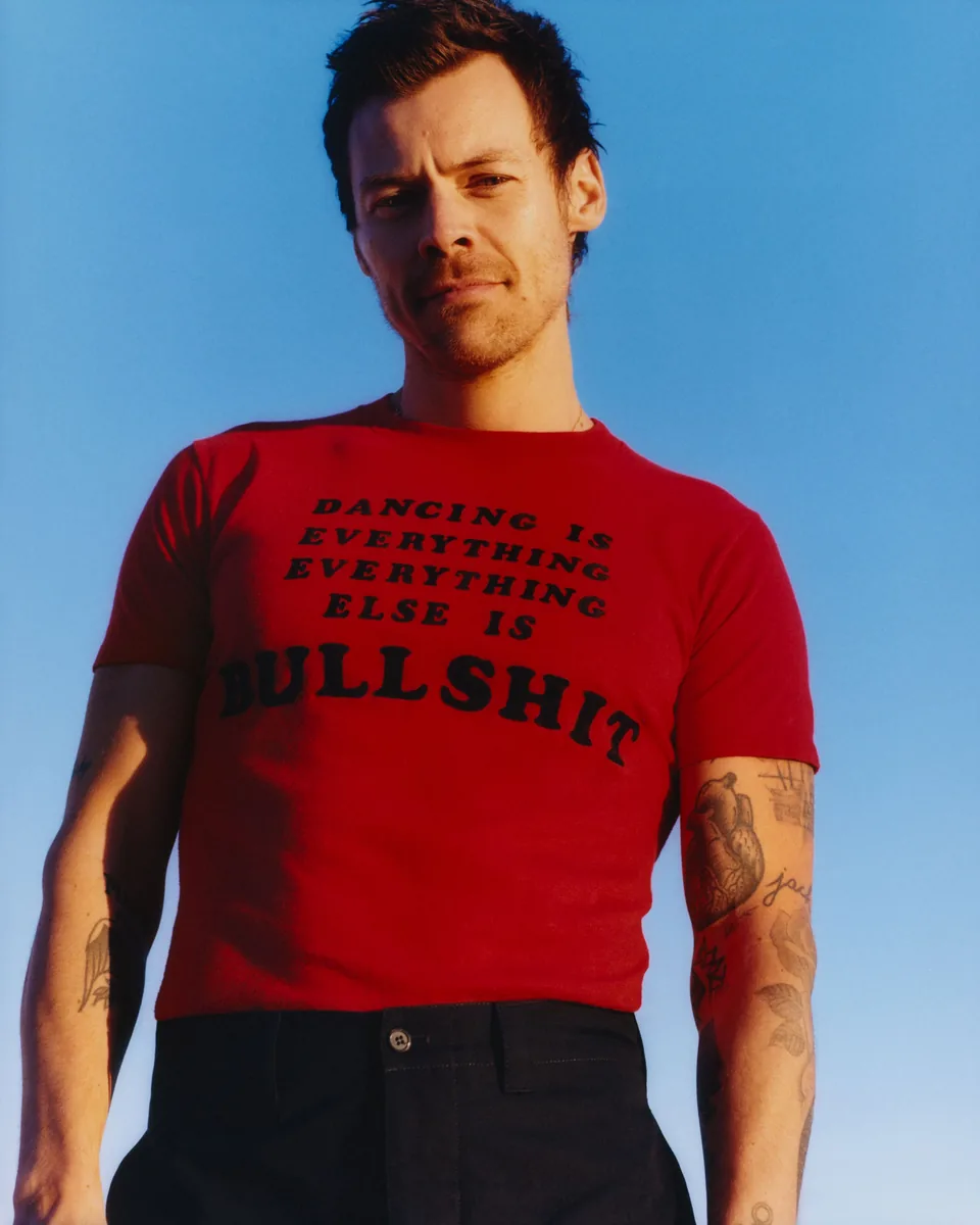 Harry Styles en una foto promocional de la gira Together, Together