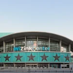Fachada del Movistar Arena de Madrid, recinto de Yandel Sinfónico